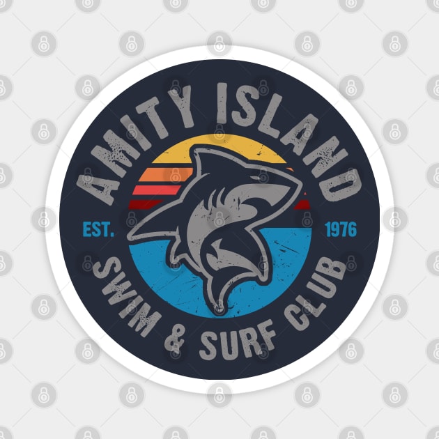 Amity Island Swim and Surf Club Magnet by PopCultureShirts